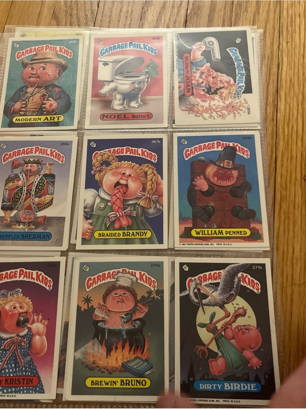 1987 Topps Garbage Pail Kids Original 7th Series 7 almost Complete 70/84 - Picture 7 of 10